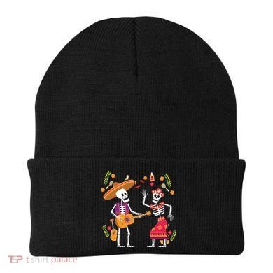 Dia De Los Muertos Skeleton Dancing Funny Day Dead Beanie