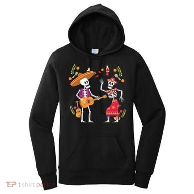 Dia De Los Muertos Skeleton Dancing Funny Day Dead Women's Hoodie