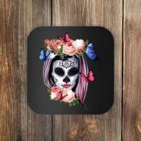 Dia De Los Muertos Sugar Skull Catrina Day Of The Dead Coaster thumb 0