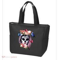 Dia De Los Muertos Sugar Skull Catrina Day Of The Dead Tote Bag thumb 3