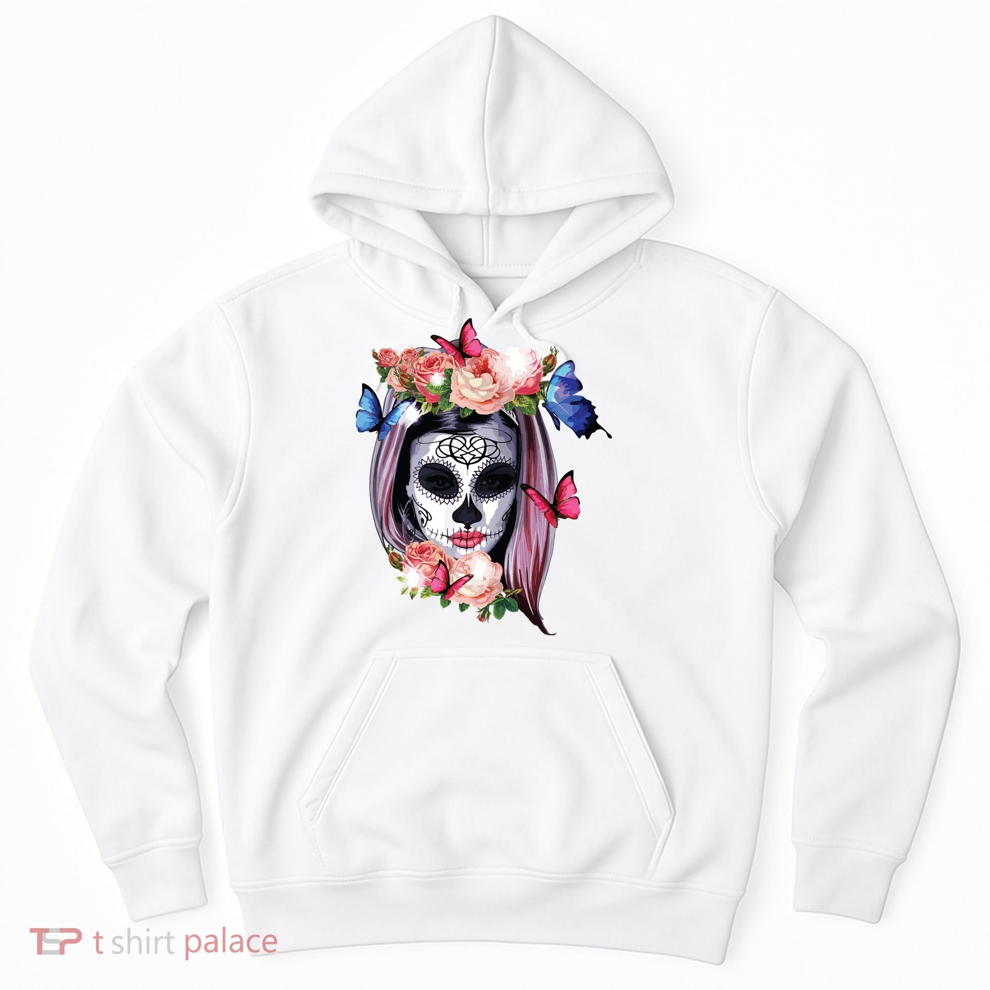 Dia De Los Muertos Sugar Skull Catrina Day Of The Dead Hoodie