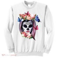 Dia De Los Muertos Sugar Skull Catrina Day Of The Dead Sweatshirt thumb 0
