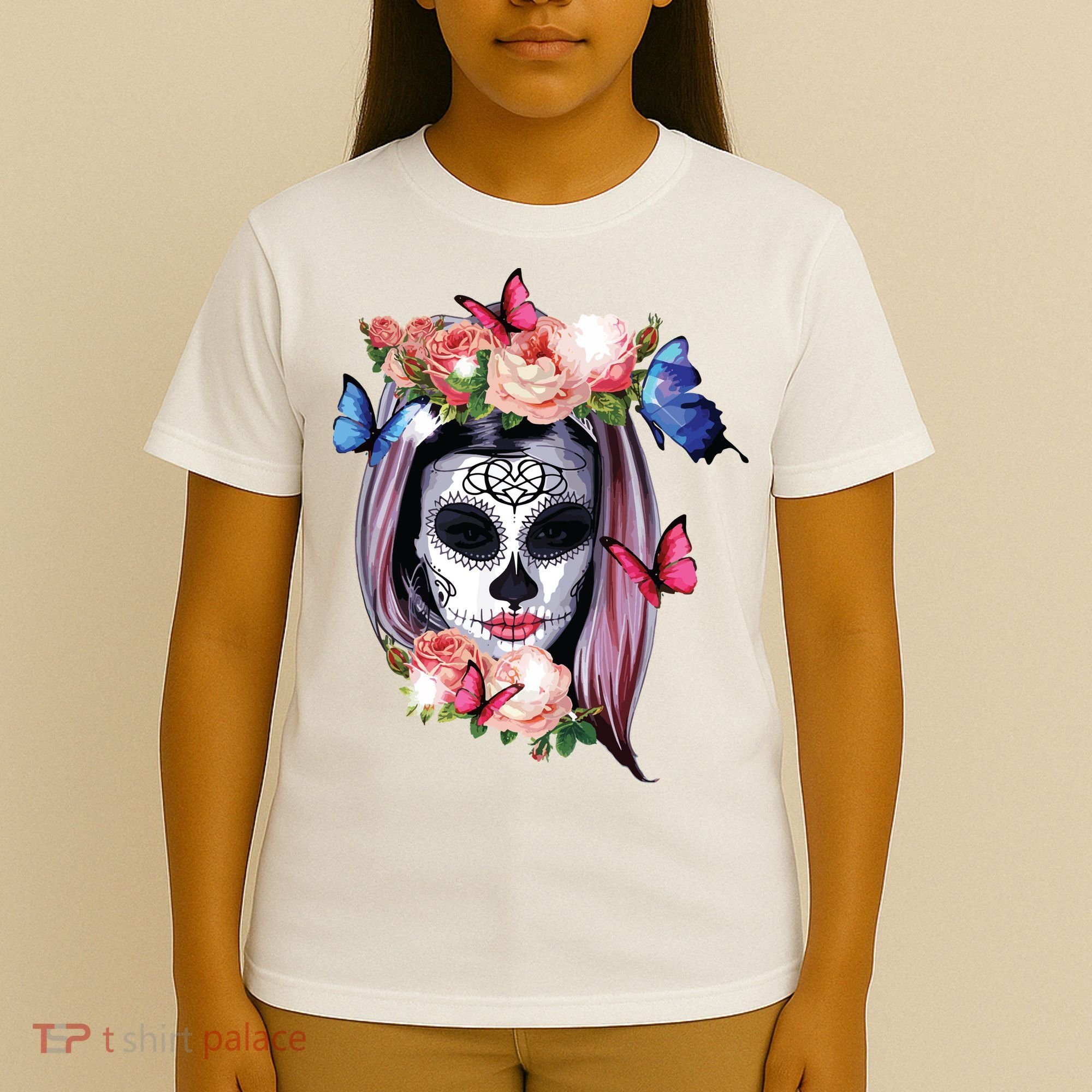 Dia De Los Muertos Sugar Skull Catrina Day Of The Dead T-Shirt