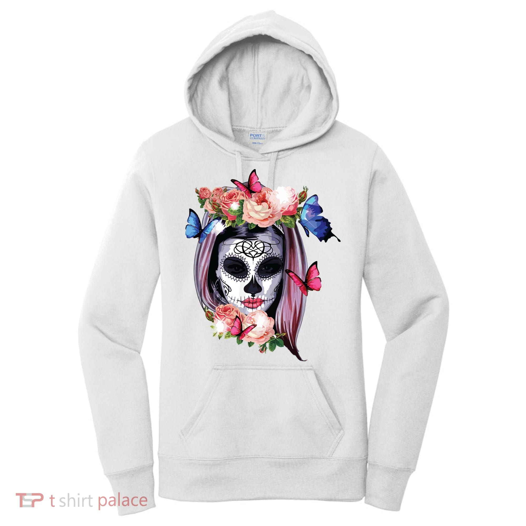 Dia De Los Muertos Sugar Skull Catrina Day Of The Dead Women's Hoodie