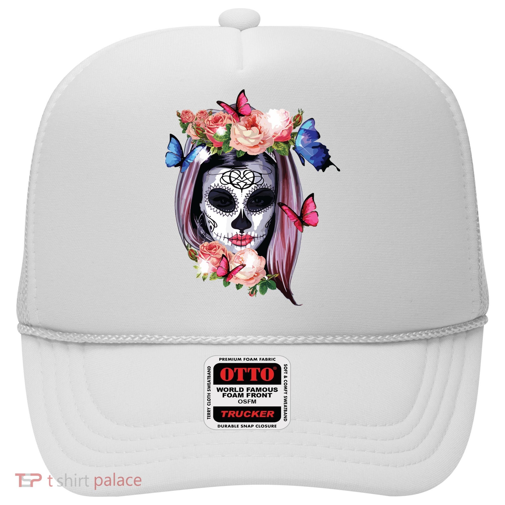 Dia De Los Muertos Sugar Skull Catrina Day Of The Dead Hat