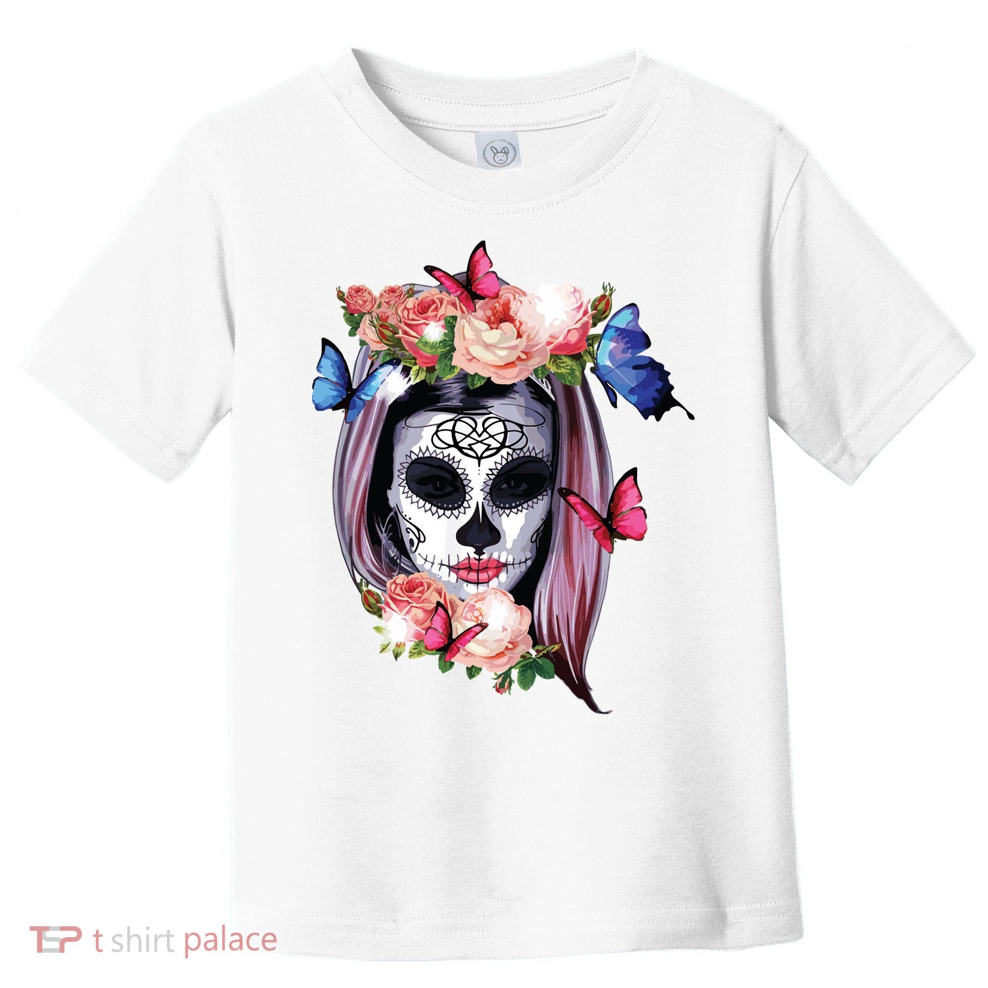 Dia De Los Muertos Sugar Skull Catrina Day Of The Dead Toddler T-Shirt