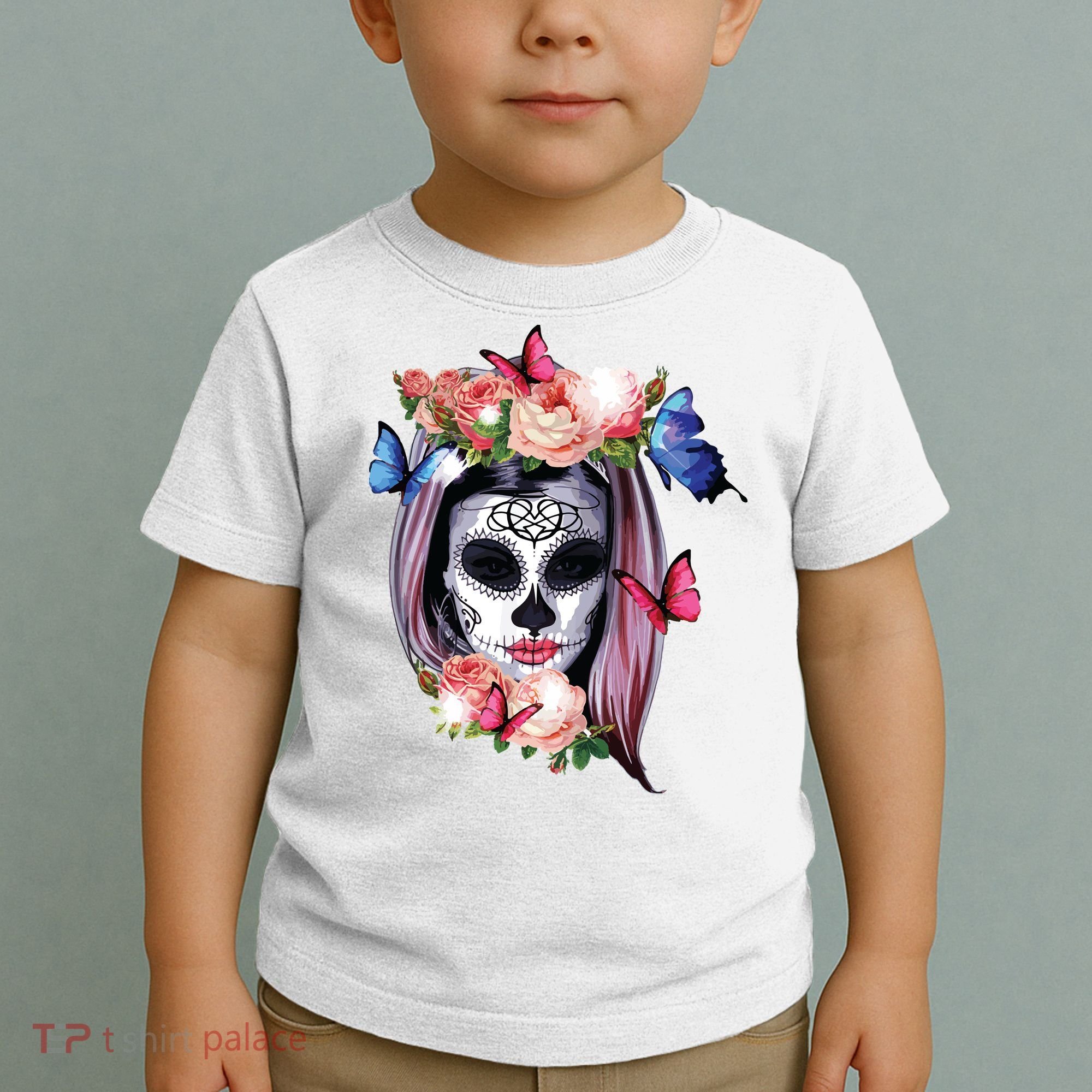 Dia De Los Muertos Sugar Skull Catrina Day Of The Dead Toddler T-Shirt