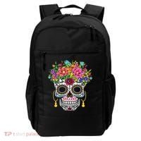 Dia De Los Muertos Day Of The Dead Sugar Skull Halloween Backpack thumb 0
