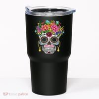 Dia De Los Muertos Day Of The Dead Sugar Skull Halloween Tumbler thumb 0