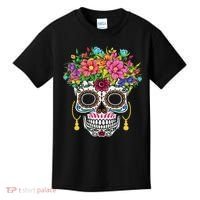 Dia De Los Muertos Day Of The Dead Sugar Skull Halloween Kids T-Shirt thumb 0