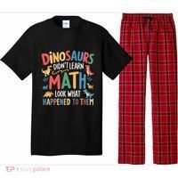 Dinosaurs DidnT Learn Math Funny Mathematics Math Teacher Pajama Set thumb 0