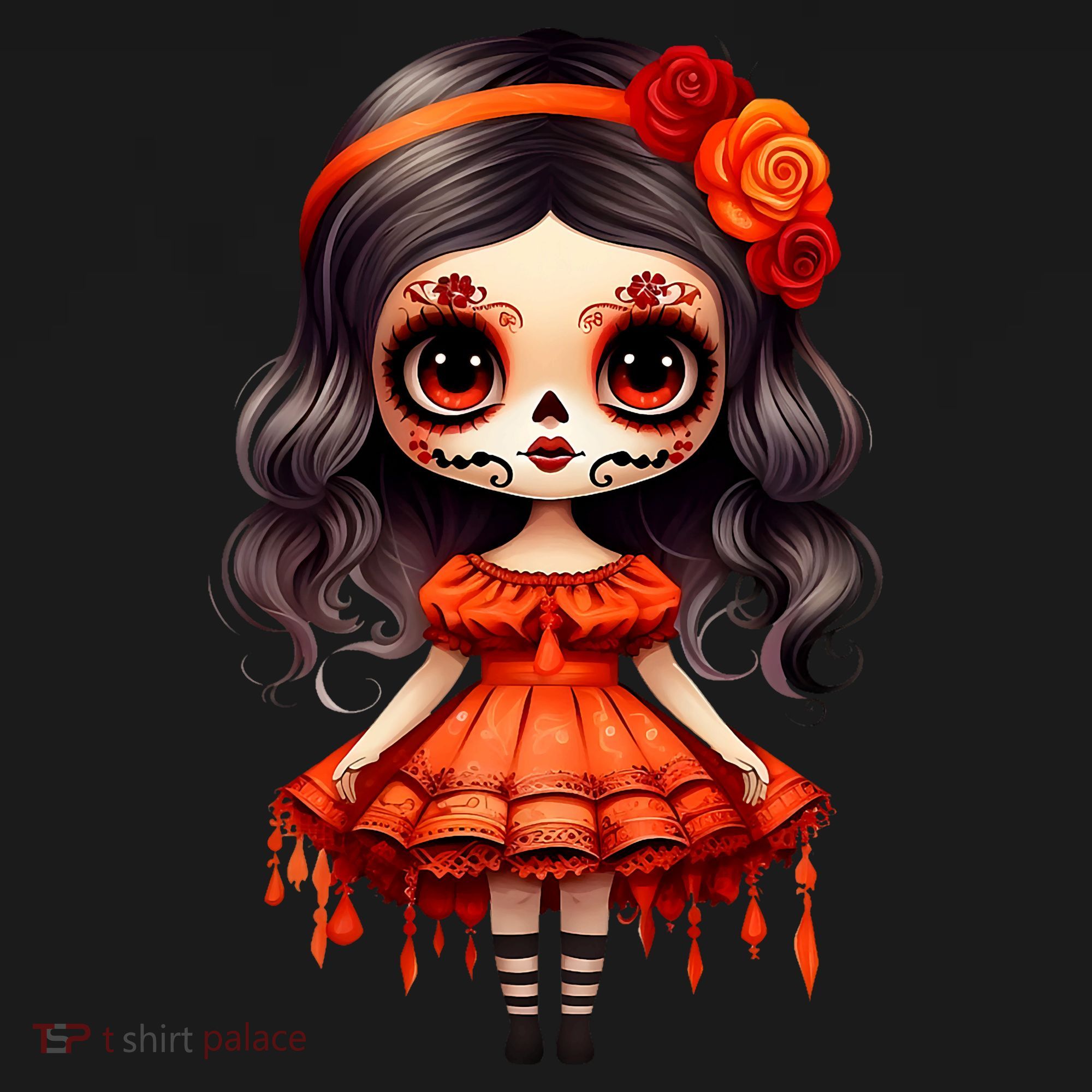 Dia De Los Muertos La Catrina Cute Skeleton Mexican Tote Bag