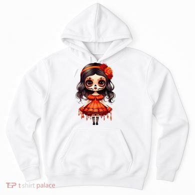 Dia De Los Muertos La Catrina Cute Skeleton Mexican Hoodie