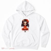Dia De Los Muertos La Catrina Cute Skeleton Mexican Hoodie thumb 0