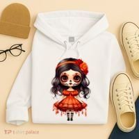 Dia De Los Muertos La Catrina Cute Skeleton Mexican Hoodie thumb 4