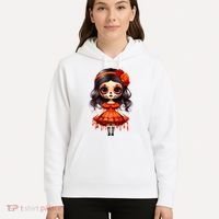 Dia De Los Muertos La Catrina Cute Skeleton Mexican Hoodie thumb 5