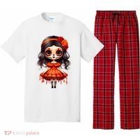 Dia De Los Muertos La Catrina Cute Skeleton Mexican Pajama Set thumb 0