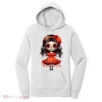 Dia De Los Muertos La Catrina Cute Skeleton Mexican Women's Hoodie thumb 0