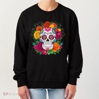 Dia De Los Muertos Costume Day Of The Dead Sugar Skull Women's Sweatshirt thumb 0