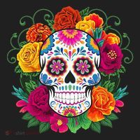 Dia De Los Muertos Costume Day Of The Dead Sugar Skull Women's Sweatshirt thumb 2