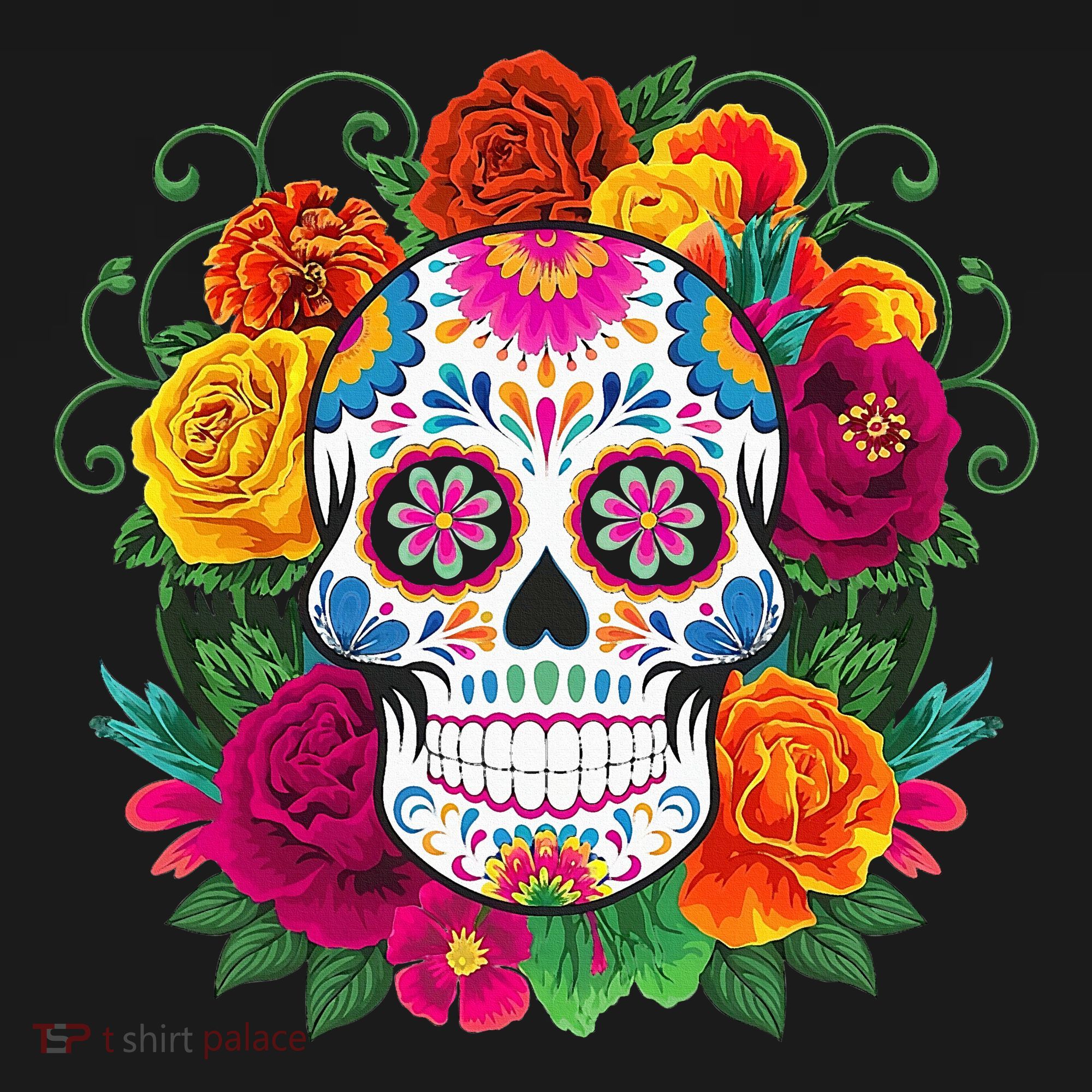 Dia De Los Muertos Costume Day Of The Dead Sugar Skull Apron