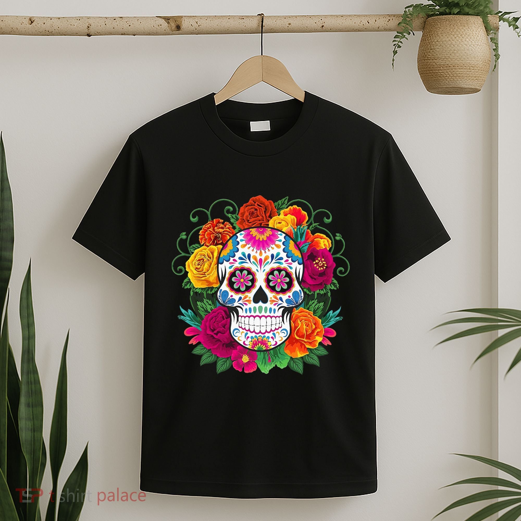 Dia De Los Muertos Costume Day Of The Dead Sugar Skull T-Shirt