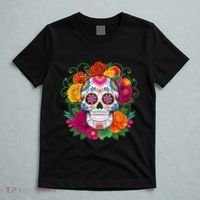 Dia De Los Muertos Costume Day Of The Dead Sugar Skull T-Shirt thumb 5