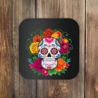 Dia De Los Muertos Costume Day Of The Dead Sugar Skull Coaster thumb 0
