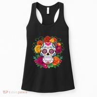 Dia De Los Muertos Costume Day Of The Dead Sugar Skull Women's Tank Top thumb 0