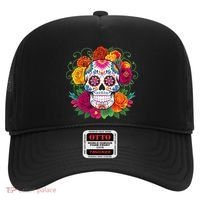 Dia De Los Muertos Costume Day Of The Dead Sugar Skull Hat thumb 0