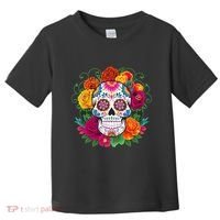 Dia De Los Muertos Costume Day Of The Dead Sugar Skull Toddler T-Shirt thumb 0