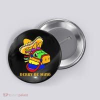 Derby De Mayo Horse Racing Mexican Fiesta Kentuky Derby Cinco De Mayo Button thumb 0