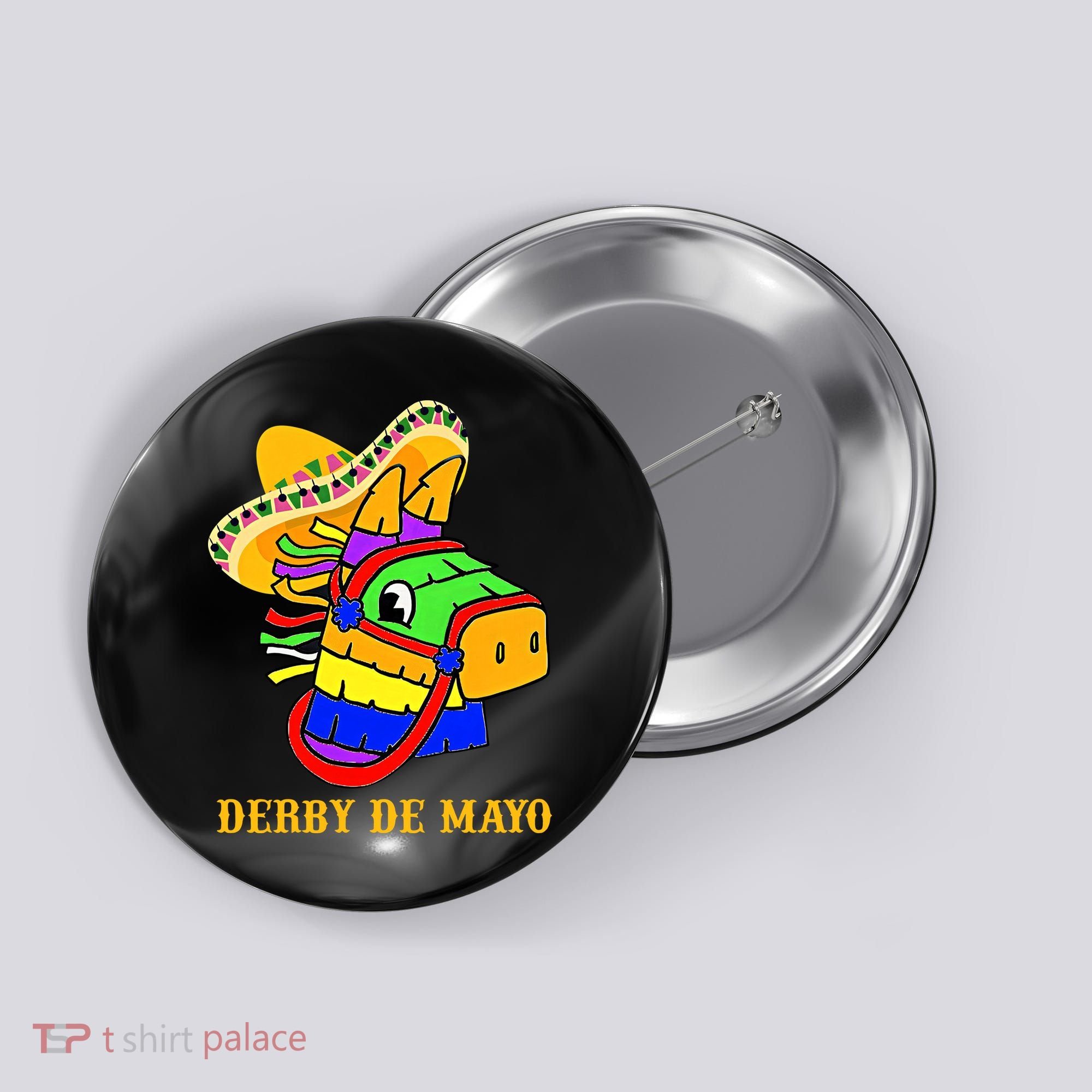 Derby De Mayo Horse Racing Mexican Fiesta Kentuky Derby Cinco De Mayo Button