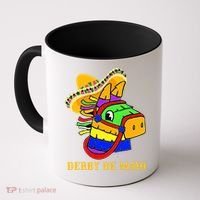 Derby De Mayo Horse Racing Mexican Fiesta Kentuky Derby Cinco De Mayo Coffee Mug thumb 0