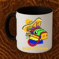 Derby De Mayo Horse Racing Mexican Fiesta Kentuky Derby Cinco De Mayo Coffee Mug thumb 2