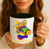 Derby De Mayo Horse Racing Mexican Fiesta Kentuky Derby Cinco De Mayo Coffee Mug thumb 3