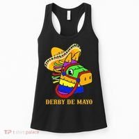 Derby De Mayo Horse Racing Mexican Fiesta Kentuky Derby Cinco De Mayo Women's Tank Top thumb 0