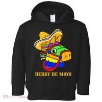 Derby De Mayo Horse Racing Mexican Fiesta Kentuky Derby Cinco De Mayo Toddler Hoodie thumb 0