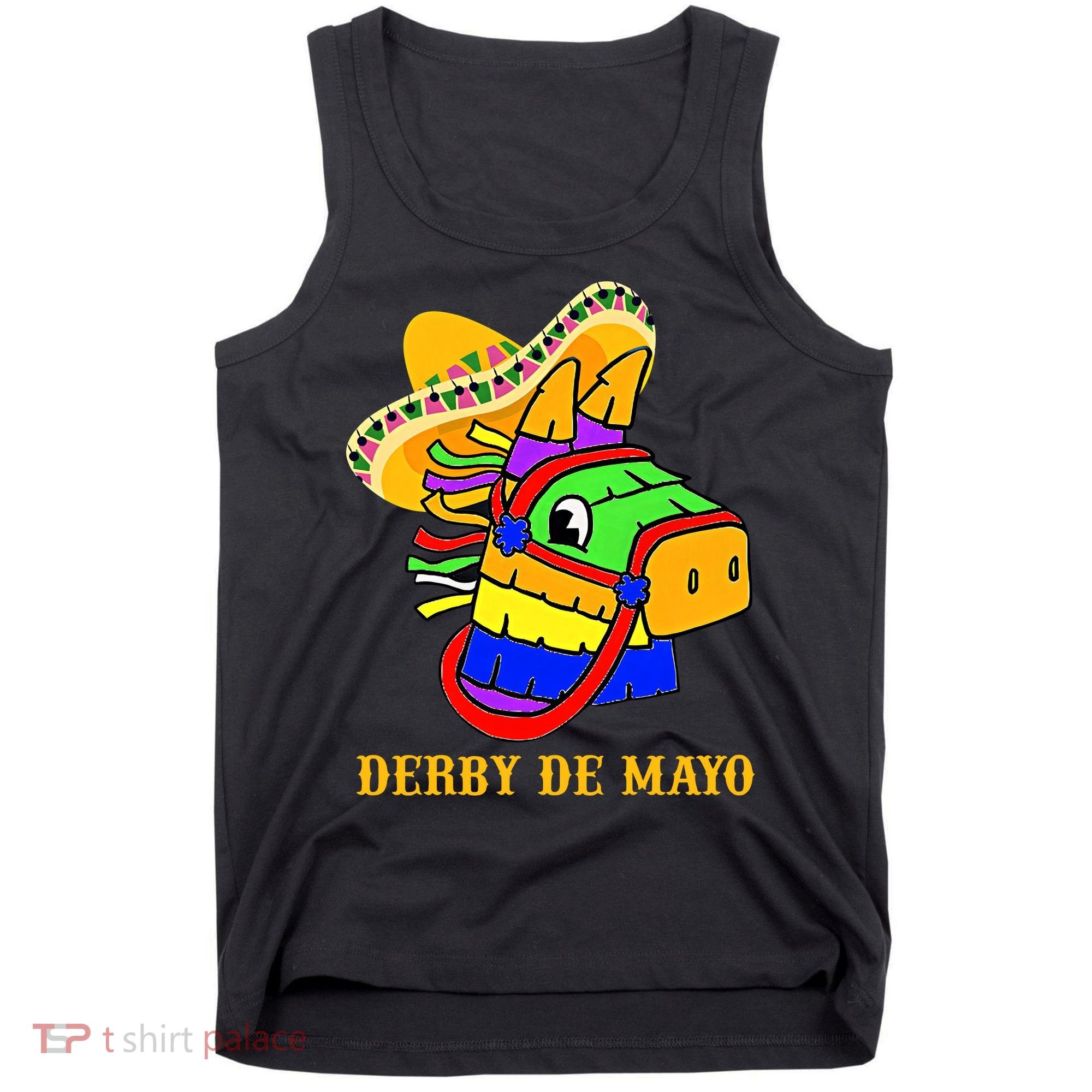 Derby De Mayo Horse Racing Mexican Fiesta Kentuky Derby Cinco De Mayo Tank Top