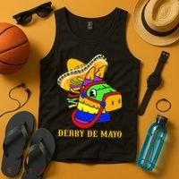 Derby De Mayo Horse Racing Mexican Fiesta Kentuky Derby Cinco De Mayo Tank Top thumb 4