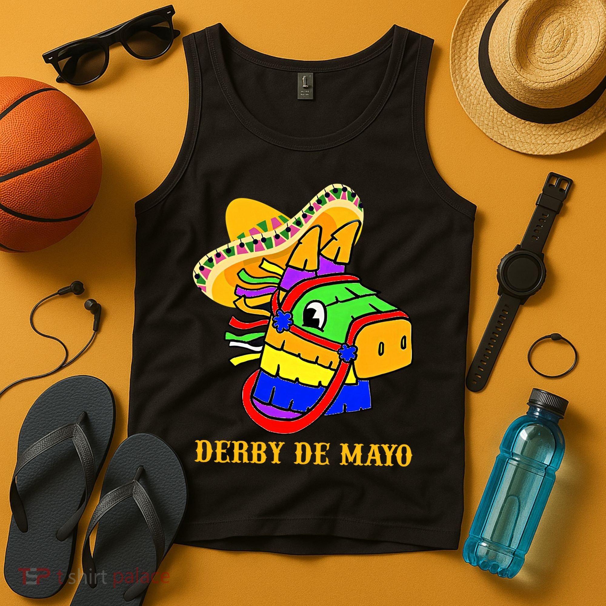 Derby De Mayo Horse Racing Mexican Fiesta Kentuky Derby Cinco De Mayo Tank Top