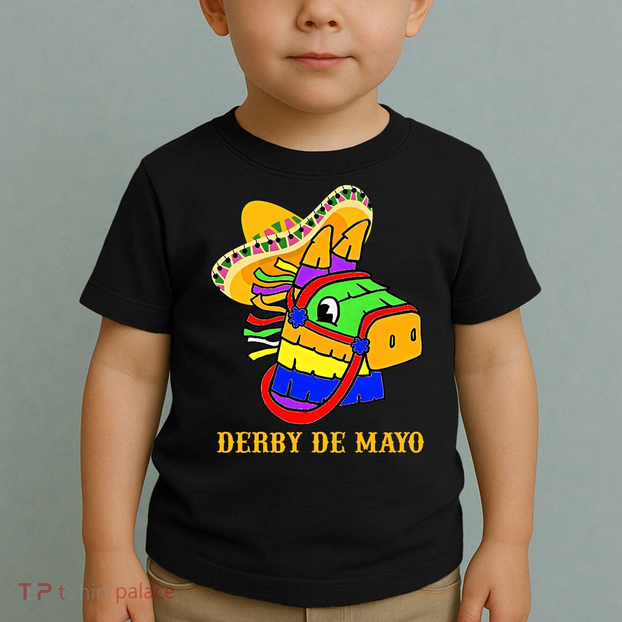 Derby De Mayo Horse Racing Mexican Fiesta Kentuky Derby Cinco De Mayo Toddler T-Shirt