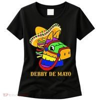 Derby De Mayo Horse Racing Mexican Fiesta Kentuky Derby Cinco De Mayo Women's T-Shirt thumb 0