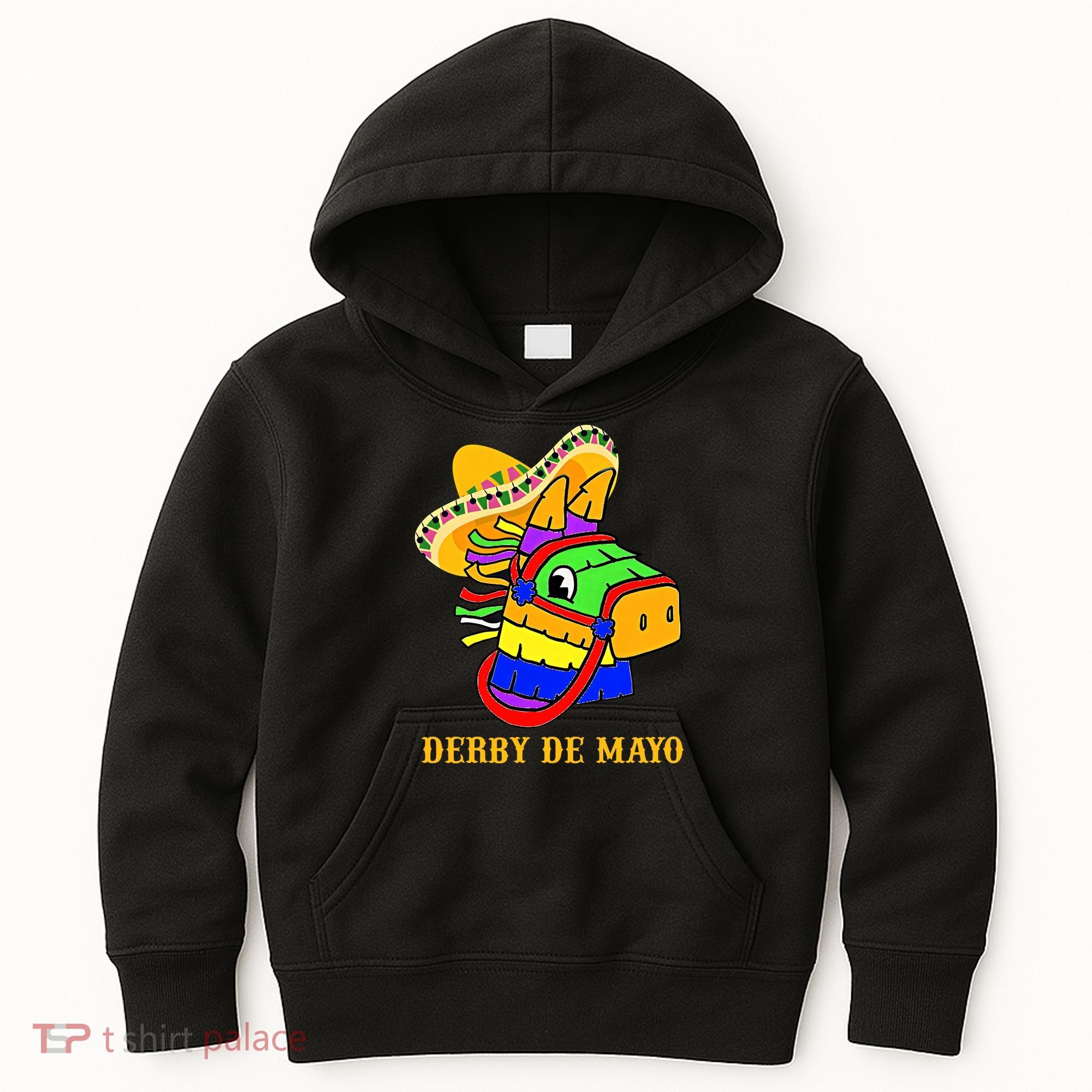 Derby De Mayo Horse Racing Mexican Fiesta Kentuky Derby Cinco De Mayo Kids Hoodie