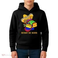 Derby De Mayo Horse Racing Mexican Fiesta Kentuky Derby Cinco De Mayo Kids Hoodie thumb 4