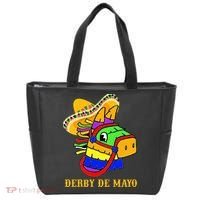 Derby De Mayo Horse Racing Mexican Fiesta Kentuky Derby Cinco De Mayo Tote Bag thumb 0