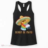 Derby de Mayo Kentucky Horse Race Mexico Pinata Mexican Women's Tank Top thumb 0
