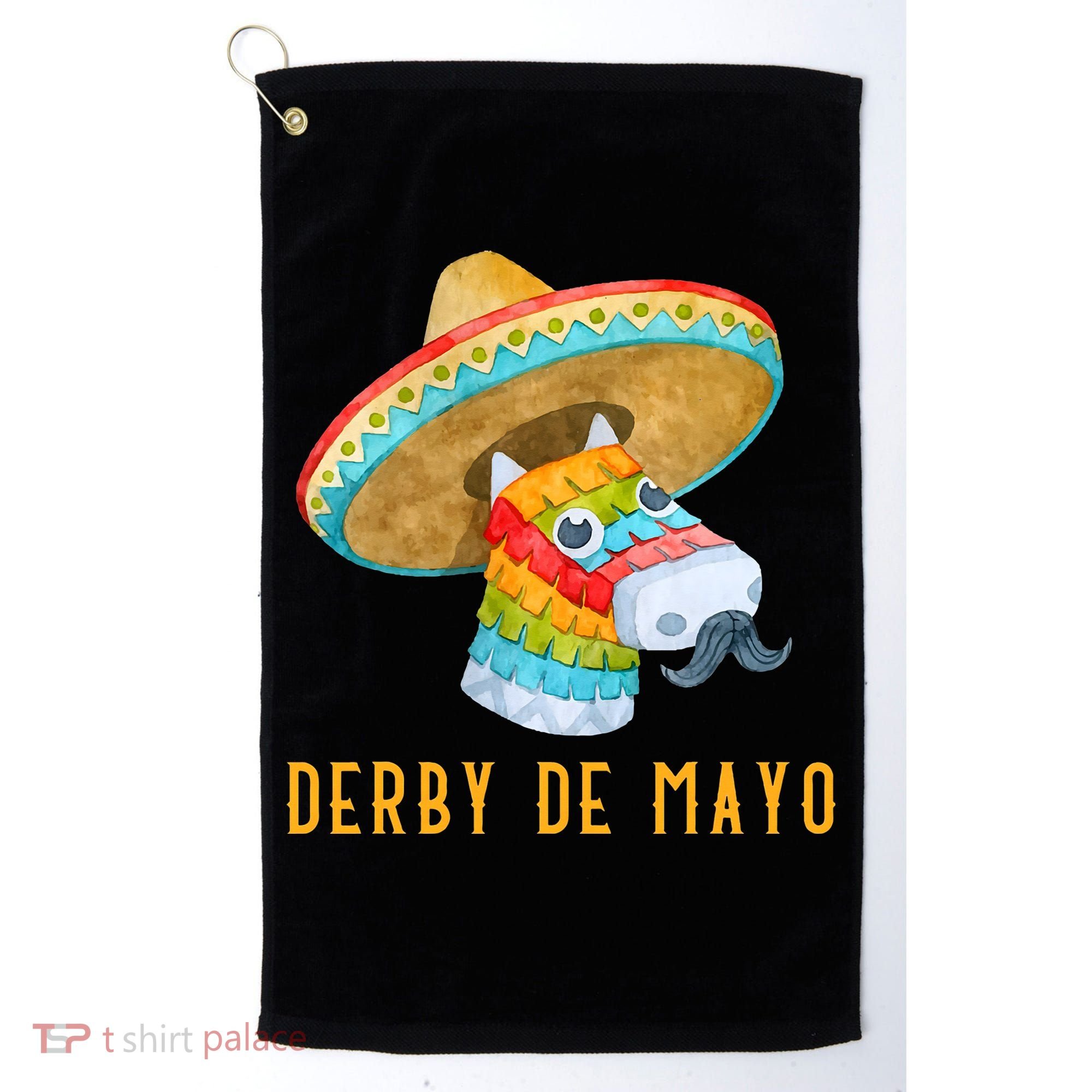 Derby de Mayo Kentucky Horse Race Mexico Pinata Mexican Golf Towel