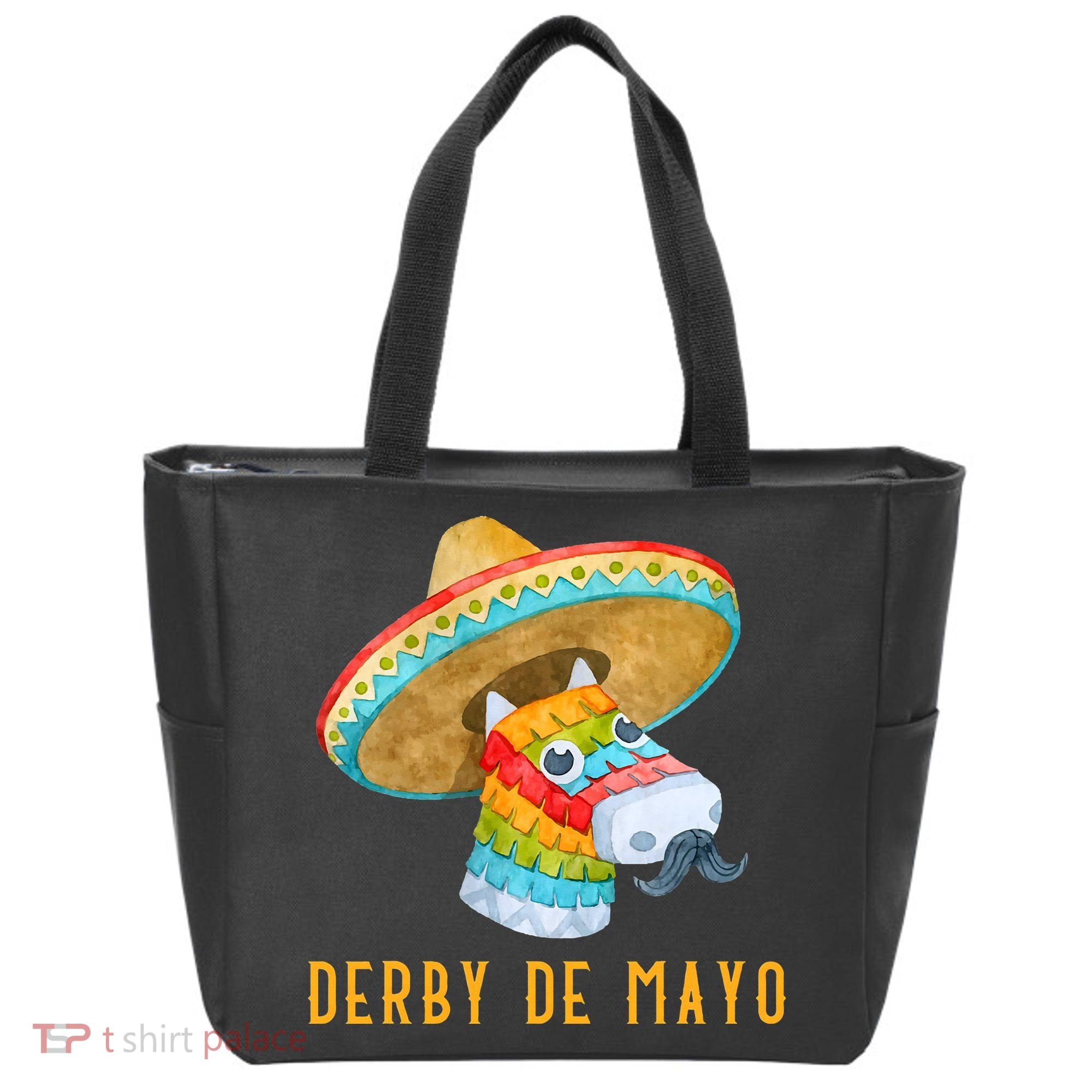 Derby de Mayo Kentucky Horse Race Mexico Pinata Mexican Tote Bag