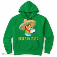 Derby de Mayo Kentucky Horse Race Mexico Pinata Mexican Hoodie thumb 0